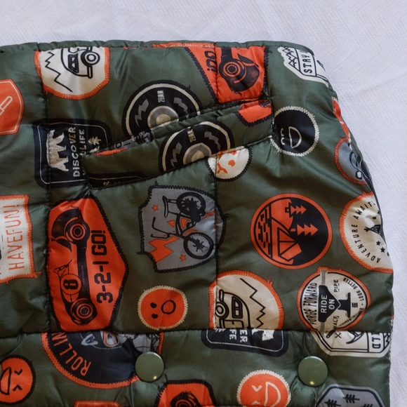 joe fresh green snap close puffer vest 2T toddler boys - Picture 5 of 8